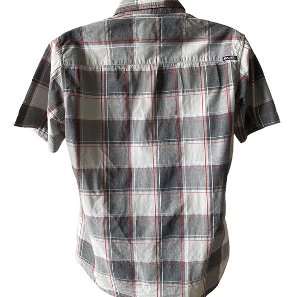 RIP CURL Plaid Button Down Collared Shirt Men M Medium - Picture 3 of 9